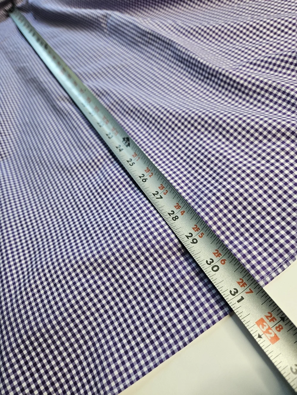 Polo Ralph Lauren Regent Classic Fit purple gingham button up long sleeve shirt